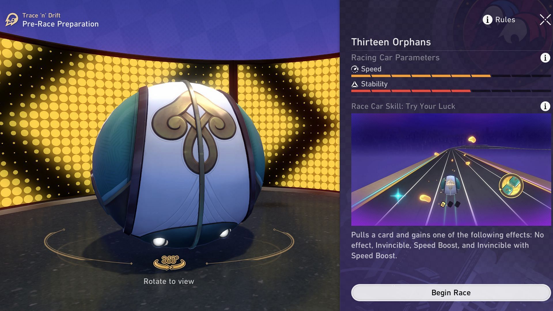 You will drive the Thirteen Orphans for the Semifinals (Image via Sportskeeda Gaming || HoYoverse)